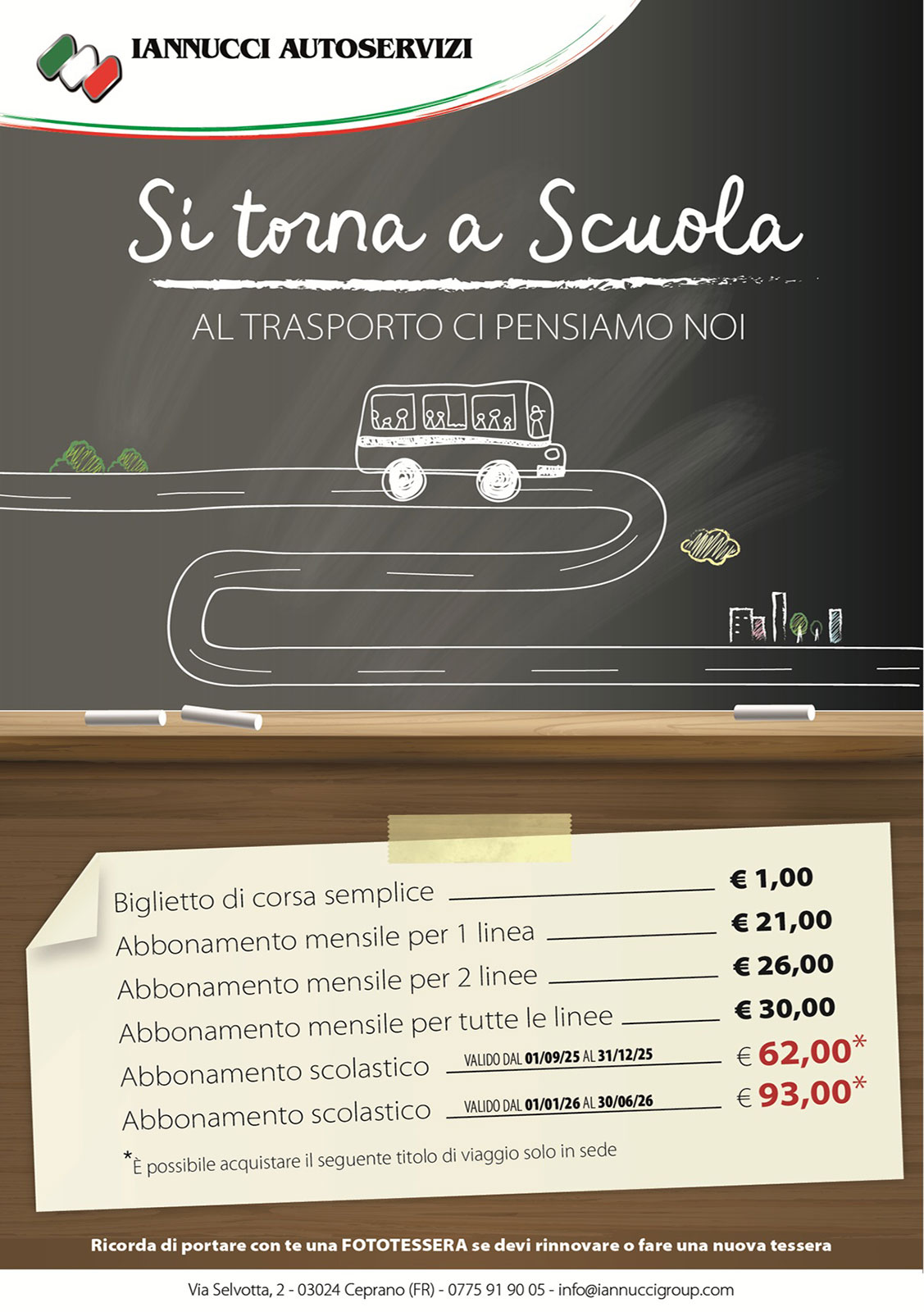 Proroga servizio TPL fino a Giugno 2026